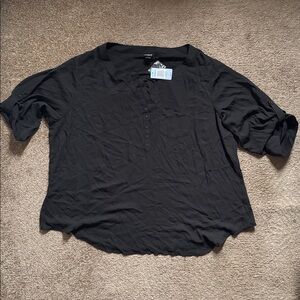 NWT Torrid Georgette Long Sleeve Pullover Size 3 22-24